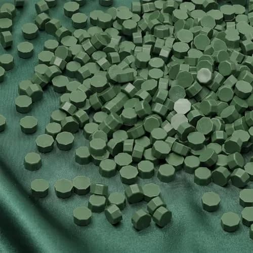 UNIQOOO Dark Olive Green Sealing Wax Beads, 540 Pcs | Perfect for Wedding Invitations & Crafts thumbnail 7