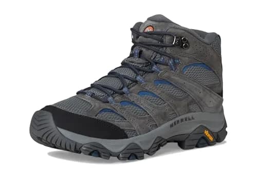 Merrell Men’s Moab 3 Mid Hiking Boot, Granite, 7 Wide | All-Day Comfort & Durability for Indian Trails thumbnail 8