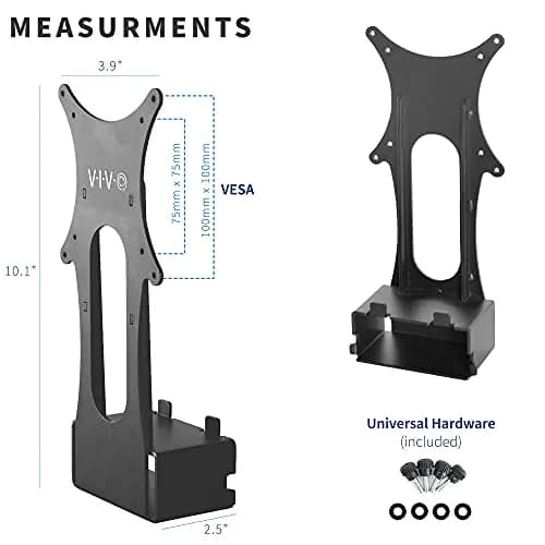 VIVO VESA Adapter for Samsung T55 Series Monitors | Steel, Black, 75x75/100x100mm thumbnail 3