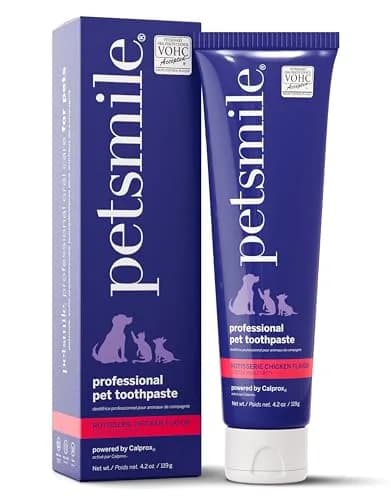 Petsmile VOHC Accepted Toothpaste, Rotisserie Chicken 4.2 Oz (119 g) | Clinically Proven Pet Dental Care thumbnail 1