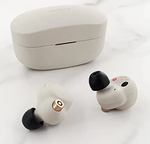 ALXCD Black Silicone Eartips for Sony WF-1000XM4 & WF-1000XM5 Earbuds | S/M/L 3 Pairs thumbnail 4