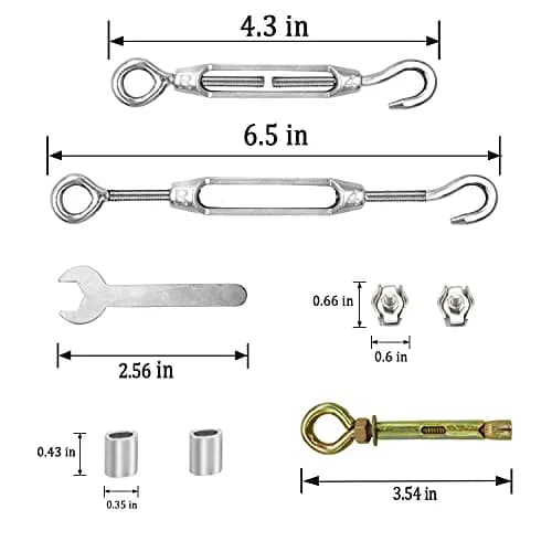 MHY 32ft (9.75m) Heavy Duty Stainless Steel Clothesline | Retractable System for Outdoor/Indoor Drying thumbnail 2