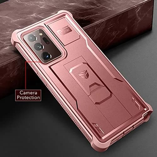 Dexnor Rose Gold 5G Case for Samsung Galaxy Note 20 Ultra 6.9 inches | Built-in Screen Protector & Kickstand thumbnail 7