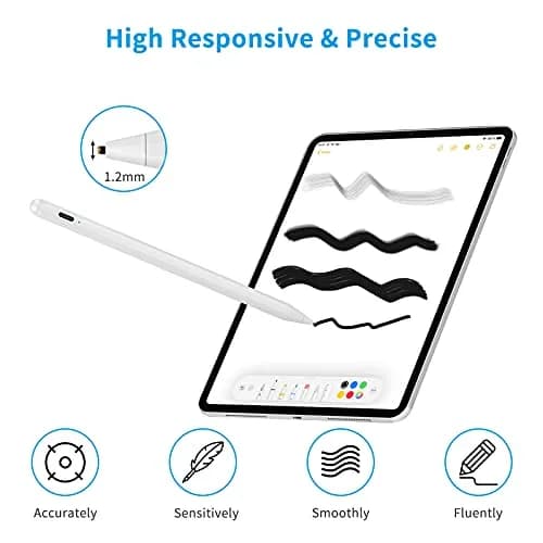 Rsepvwy Stylus Pen for HP X360 15 Inch | Ultra Fine Tip, High Sensitivity, White thumbnail 3