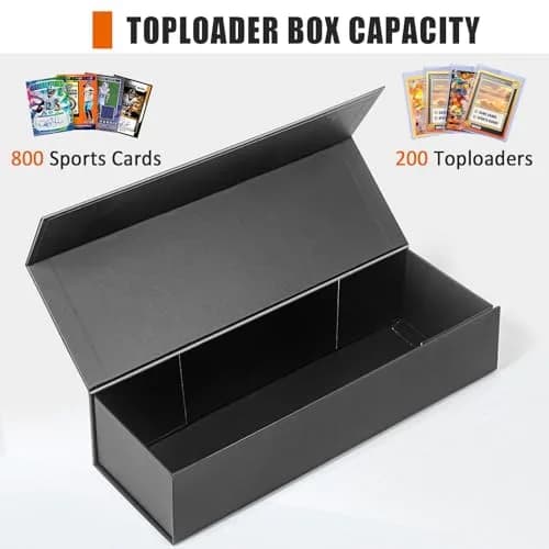 tutata Trading Card Storage Box Holds 900+ Cards | Durable, Waterproof & Magnetic Closure thumbnail 6