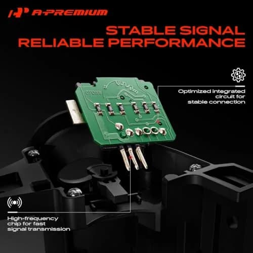 A-Premium Turn Signal Switch Multifunction Switch Compatible with Ford | OEM-Quality, Bolt-On Fit, 12V, One Year Guarantee thumbnail 5