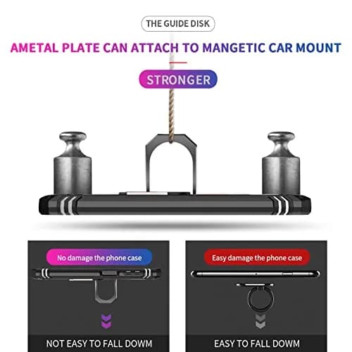 LeYi for Moto G Power 2021 Case: Heavy Duty Shockproof & Stand Black | Military Grade Drop Protection thumbnail 6