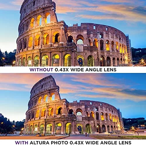 Altura Photo 49mm Wide Angle Lens with Macro for Canon EOS M50, R100 | 0.43x HD Coating thumbnail 6
