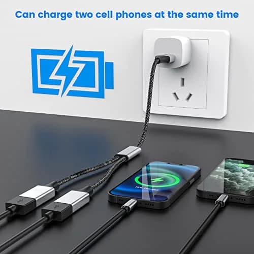 MOGOOD USB Splitter 1 in 2 Out, Dual USB-A Port Adapter with 1.5A Power Output | Connect Two Devices Instantly thumbnail 4