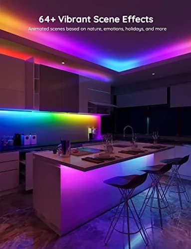 Govee RGBIC LED Strip Lights 32.8ft | Smart Multicolor Lighting for Home Decor thumbnail 2
