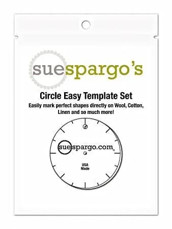 Sue Spargo Circles Easy Creative Stitching Templates Set - 9 Piece Set, 1"-3" Diameters | Classic Quilting & Sewing Tools thumbnail 3