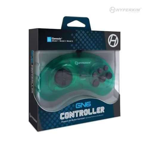 Hyperkin GN6 Wired Controller for Sega Genesis | 8-Way D-Pad & 6 Buttons, 6ft Cable thumbnail 2