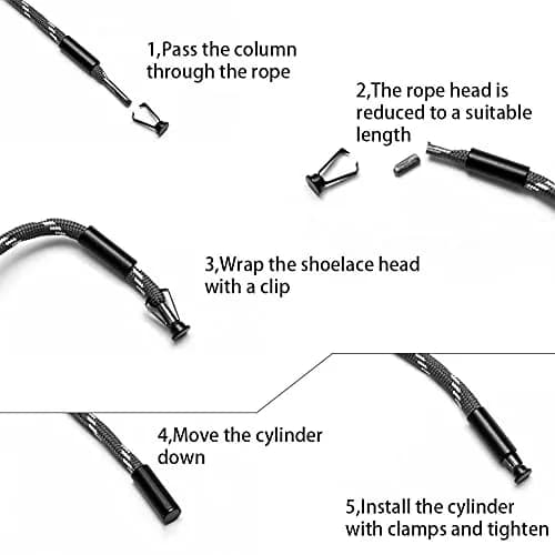 GeoGeoDIY Alloy Shoelace Tips 50 Sets | Durable Metal Aglets for DIY Shoe Laces & Clothes thumbnail 7