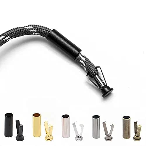 GeoGeoDIY Alloy Shoelace Tips 50 Sets | Durable Metal Aglets for DIY Shoe Laces & Clothes thumbnail 3