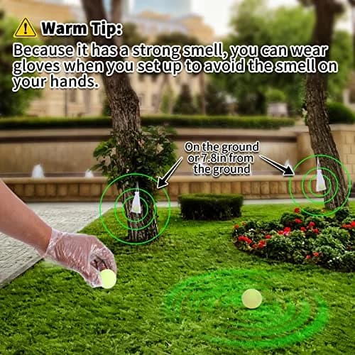 USKICH Natural Snake Repellent Balls 10 Pack | Repels Snakes, Rats & Pests Outdoors & Indoors thumbnail 5
