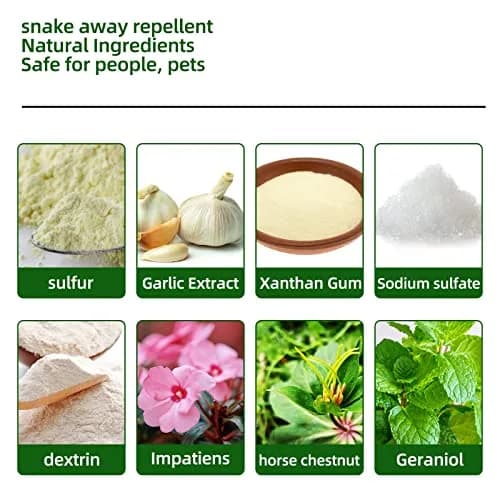 USKICH Natural Snake Repellent Balls 10 Pack | Repels Snakes, Rats & Pests Outdoors & Indoors thumbnail 2