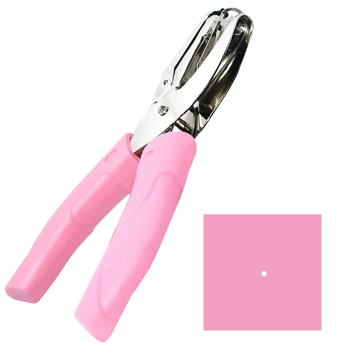 yuntop Pink Single Hole Paper Punch 1.5mm (1/16 inch) | Effortless Crafting Tool - main product image