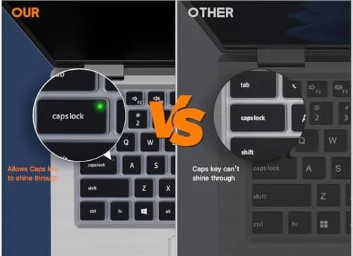 CaseBuy Black Silicone Keyboard Cover Skin for Dell Latitude 3440-2022 Laptops, 14" (35.56 cm) thumbnail 3