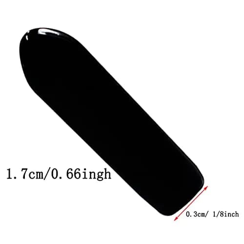 yuntop 50pcs Black Rubber End Caps for 3mm-3.5mm Tubing | Protects Threads & Rods thumbnail 4