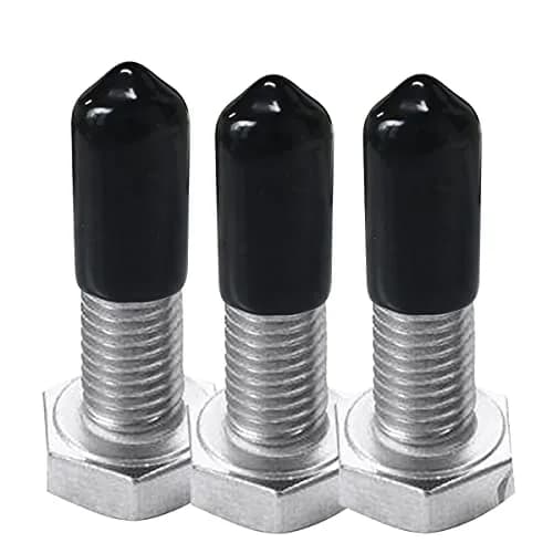 yuntop Black Vinyl Flexible End Caps for Pipes, Tubing & Rods (50-Pack, 6.5mm-7mm) thumbnail 4