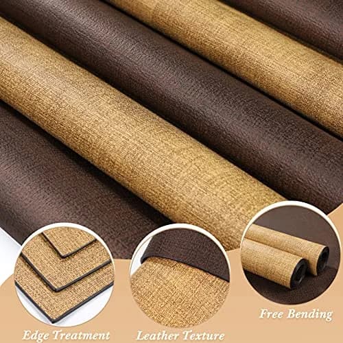 SUEH DESIGN Leather Placemats Set of 6 | Elegant Heat & Water Resistant Table Mats thumbnail 5