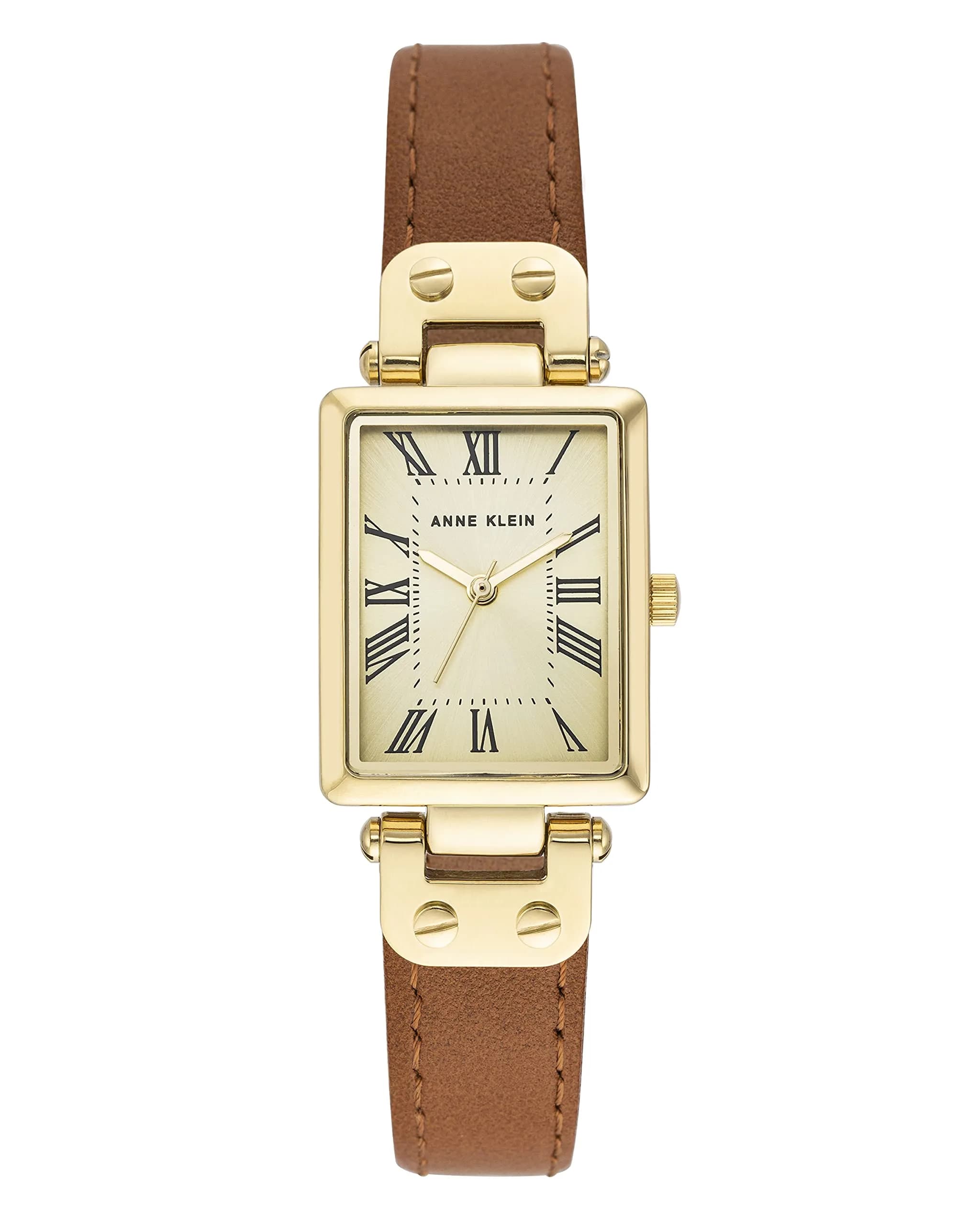Anne Klein Women's Leather Strap Watch, AK/3752 | Elegant Analog Watch with Roman Numerals - main product image