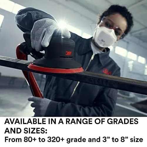 3M Xtract Net Disc 710W 180+ Grit 3 inch (75mm) Hook and Loop Sanding Discs (Pack of 50) | Virtually Dust-Free for Metal, Wood, Composites thumbnail 7
