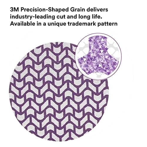 3M Xtract Net Disc 710W 180+ Grit 3 inch (75mm) Hook and Loop Sanding Discs (Pack of 50) | Virtually Dust-Free for Metal, Wood, Composites thumbnail 3