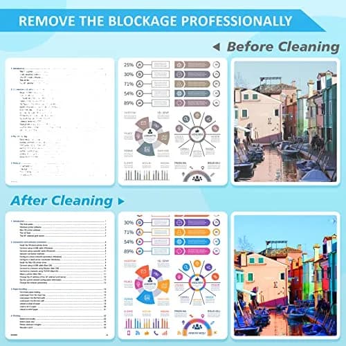 Wawocs Universal Inkjet Printer Cleaning Kit 250ml (8.45 Fl Oz) | Cleans Epson, HP, Canon Printheads thumbnail 3