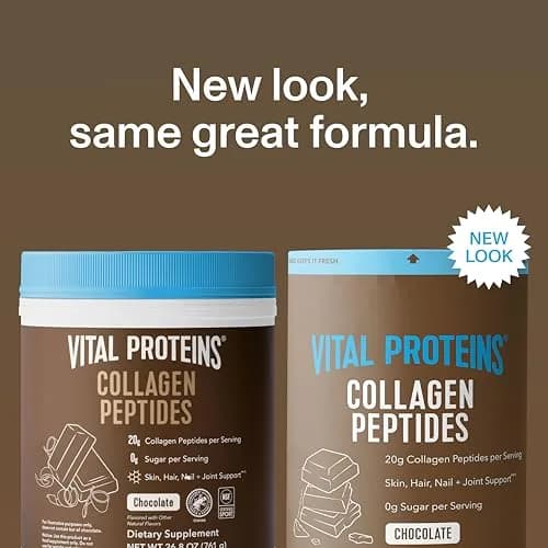 Vital Proteins Collagen Peptides Powder Chocolate 26.8oz (800ml) | Supports Hair Skin Nails Joints thumbnail 3
