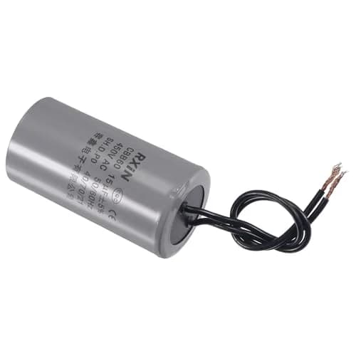 uxcell CBB60 Run Capacitor 15uF 450V AC 2 Wires Cylinder 74x38mm for Air Compressor Water Pump Motor | 15uF Polypropylene thumbnail 4