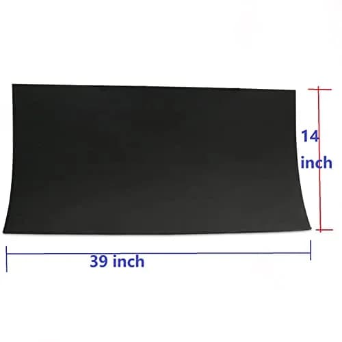 LabZhang Black EVA Foam Sheet 2mm (0.08 inches) | High-Density Cosplay Craft Foam 14" x 39" thumbnail 2