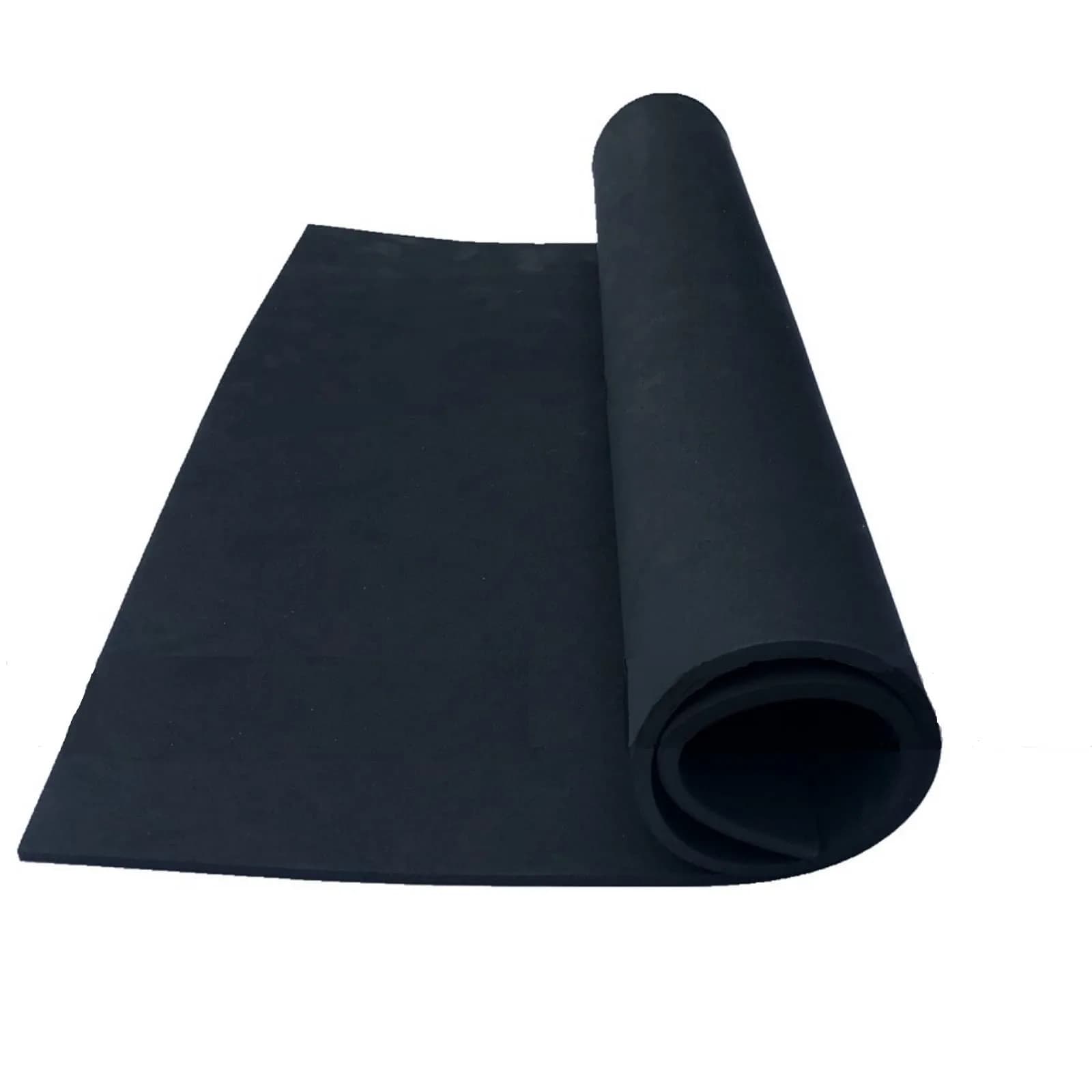 LabZhang 4mm White EVA Foam Sheet 35.89cm x 8.00cm (14" x 39") | High-Density Cosplay & Craft Foam — black
