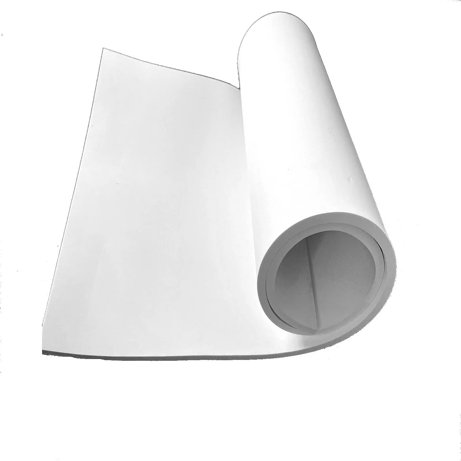 LabZhang 4mm White EVA Foam Sheet 35.89cm x 8.00cm (14" x 39") | High-Density Cosplay & Craft Foam — white