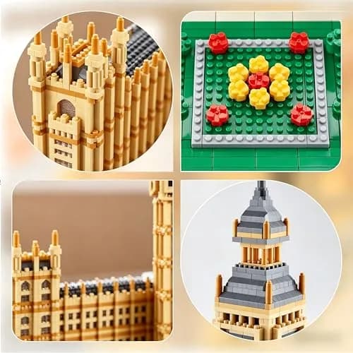 KLMEi London Big Ben Micro Building Blocks Set 4112 PCS | Educational STEM Toy for Ages 14+ thumbnail 5