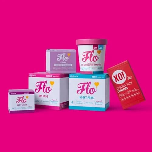 FLO Night Menstrual Pads 14 Count (Pack of 1) | Organic Bamboo Period Pads for Heavy Flow thumbnail 8