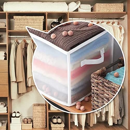Cedar Space Cedar Blocks for Clothes Storage, 80PCS Cedar Chips with Sachets | Natural Moth Repellent for Closets & Drawers thumbnail 6
