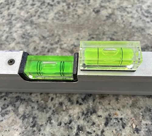 LAIESYA Magnetic Square Bubble Spirit Levels Set 15x15x40mm (0.59x0.59x1.6 inch) | Precision Horizontal Measuring Tool thumbnail 5