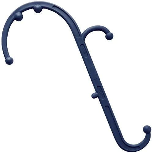 LiBa Trigger Point Hook Massager Navy | Deep Tissue Muscle Knot Relief for Neck, Back, and Full Body thumbnail 8