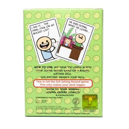 Joking Hazard Deck Enhancement #4 Expansion Pack 100 Cards | Humorous Card Game for Adults thumbnail 2