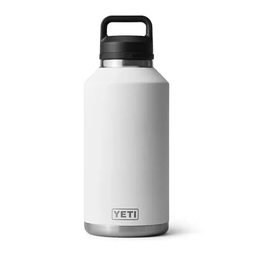 YETI Rambler 64 oz Bottle Vacuum Insulated Leakproof Stainless Steel with Chug Cap, White | Large Capacity & Durable thumbnail 1