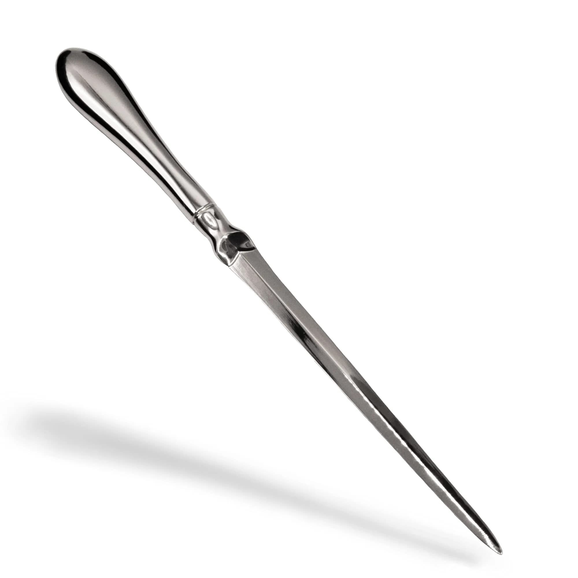 Uncommon Desks Safe Edge Letter Opener Knife Silver 1 Pack | Opens Mail Effortlessly