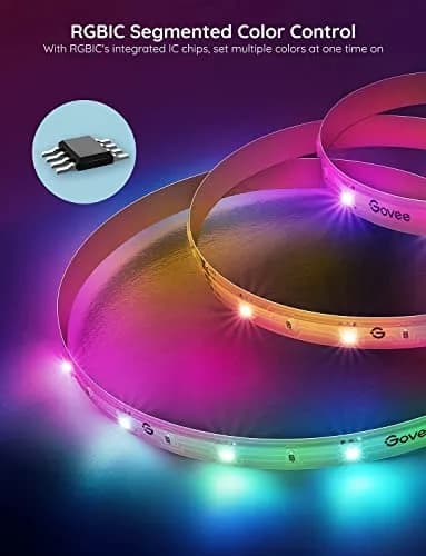 Govee RGBIC LED Strip Lights 5m (16.4ft) | Voice Control, Music Sync, AI Lighting thumbnail 8