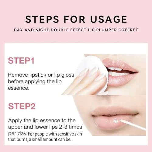 KISSIO Lip Plumper Set 4PCS | Hydrating & Volumizing Lip Care for Day & Night thumbnail 5