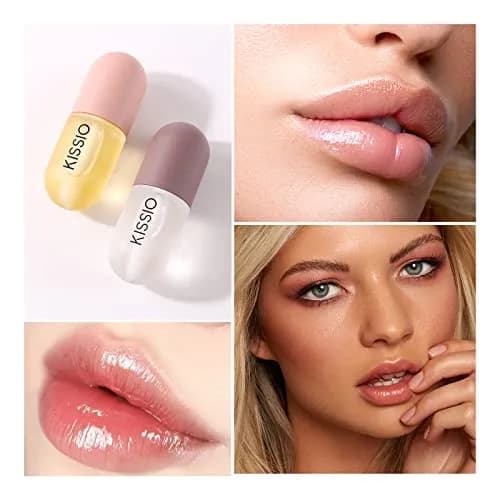 KISSIO Lip Plumper Set 4PCS | Hydrating & Volumizing Lip Care for Day & Night thumbnail 8