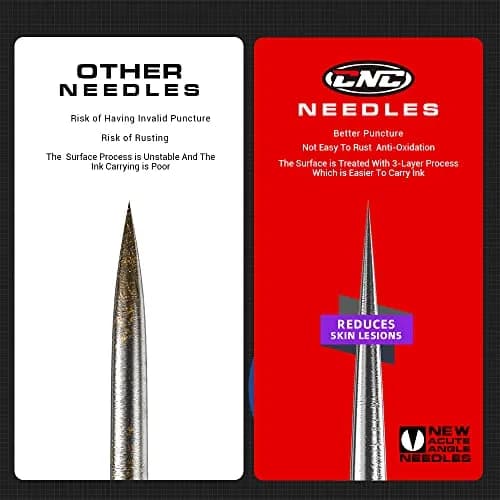 CNC Tattoo Cartridges Needles 20Pcs 1RL Bugpin Round Liner | Sterilized E.O. Gas Disposable Needles thumbnail 3