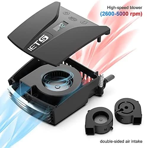 IETS GT202UB Vacuum Laptop Fan Cooler with Temperature Display | Rapid Cooling for Gaming Laptops thumbnail 2