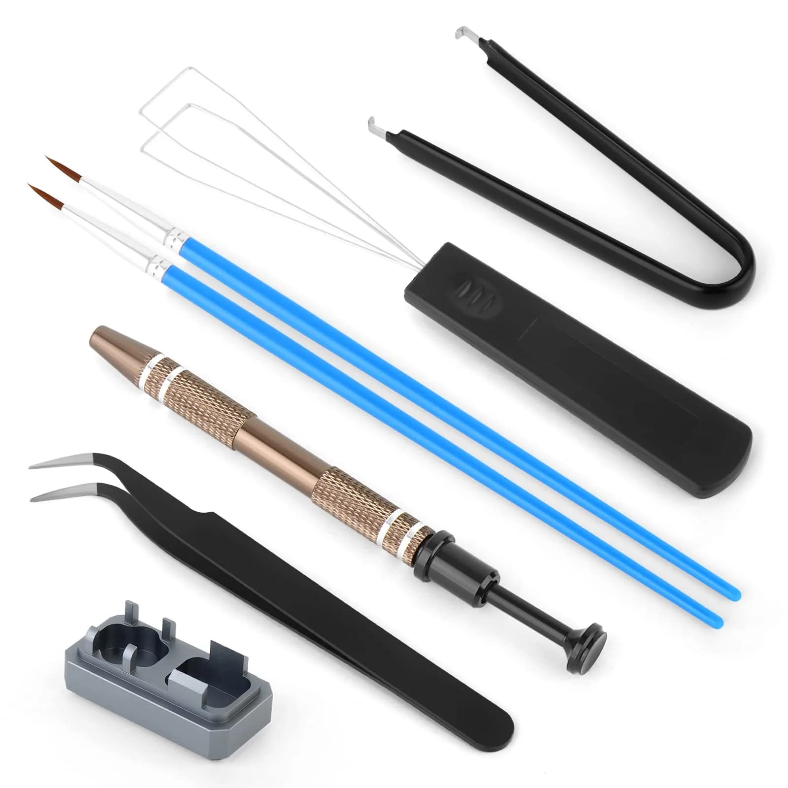 YIMAGUJRX Keyboard Lube Kit with Switch Opener Tweezers for Custom Keyboard, Keyboard Lube Tools - main product image