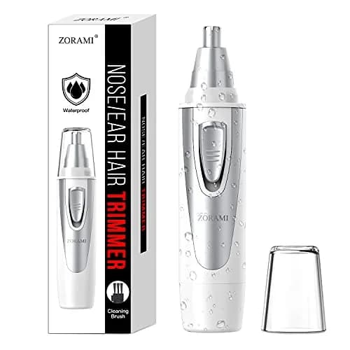 ZORAMI Ear and Nose Hair Trimmer Clipper for Men Women | IPX7 Waterproof, Dual-Edge Blades thumbnail 1