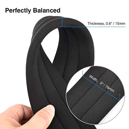 LEKATO 3" Wide Memory Foam Bass Guitar Strap 127-155cm (50"-61") | Padded, Adjustable, Pick Holder & Strap Locks thumbnail 3